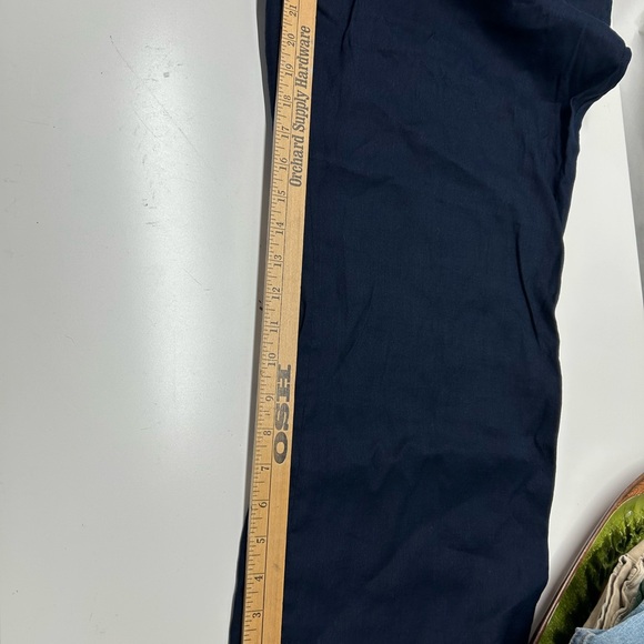 Talbots Navy Blue Linen Wide Leg Pants 20 Women’s Petite - Picture 8 of 8